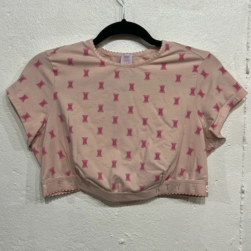 Savage X Fenty Cotton Jersey Crop Top